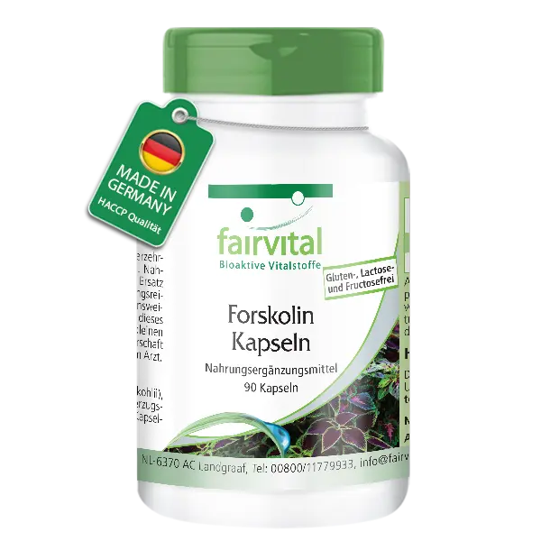 Forskolin Kapseln - 90 Kapseln - Coleus Forskohlii - vegan | Fairvital